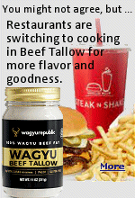 If you aren't familiar with it, beef tallow is a flavorful cooking fat made byslowly rendering the fat off of any cut of a steer.Once rendered, the tallow is left at room temperature to firm up and solidify into a butter-like texture. By the end of February 2025, all of Steak n Shake's more than 400 locations will be using 100% all-natural beef tallow to cook its iconic shoestring fries, joining Buffalo Wild Wings and other restaurants in using beef tallow.